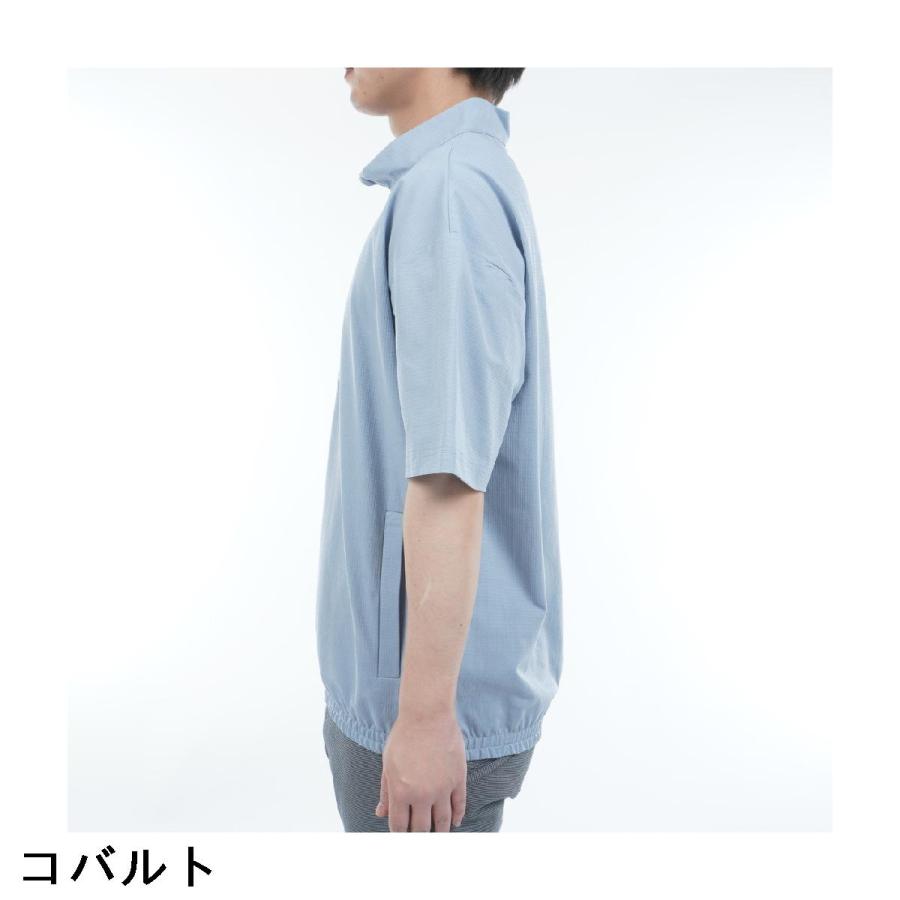 ユナイテッドアローズ UNITED ARROWS GOLF ハーフジップ半袖プル