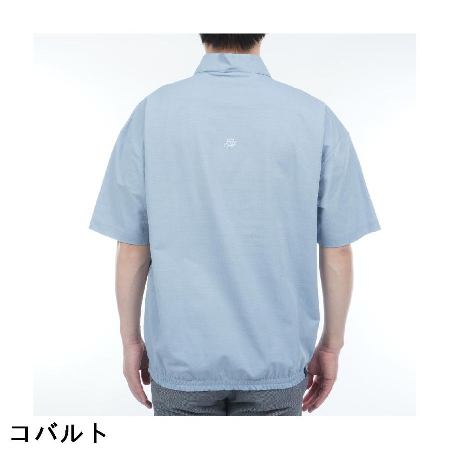 ユナイテッドアローズ UNITED ARROWS GOLF ハーフジップ半袖プル