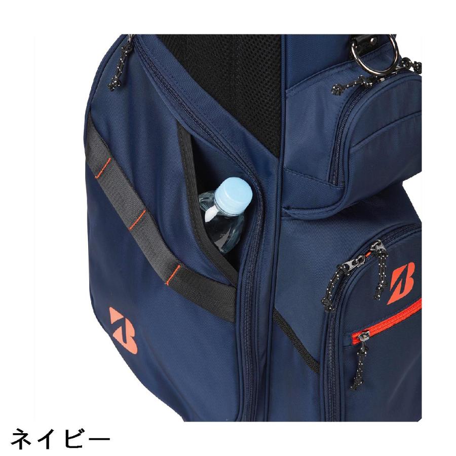 BRIDGESTONE GOLF キャディバッグ ネイビー TOURSTAGE ブリヂストン BRIDGESTONE GOLF 軽量モデル スタンド