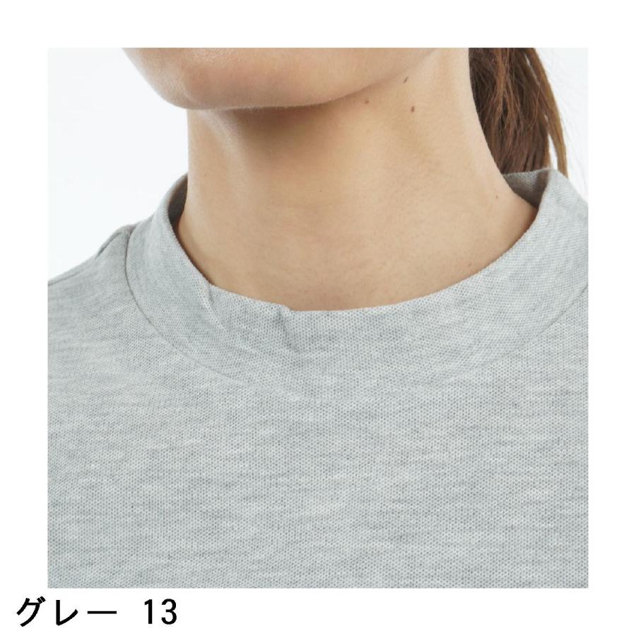 Rosasen（ロサーセン） 冷感コットン モックネック半袖シャツ レディス