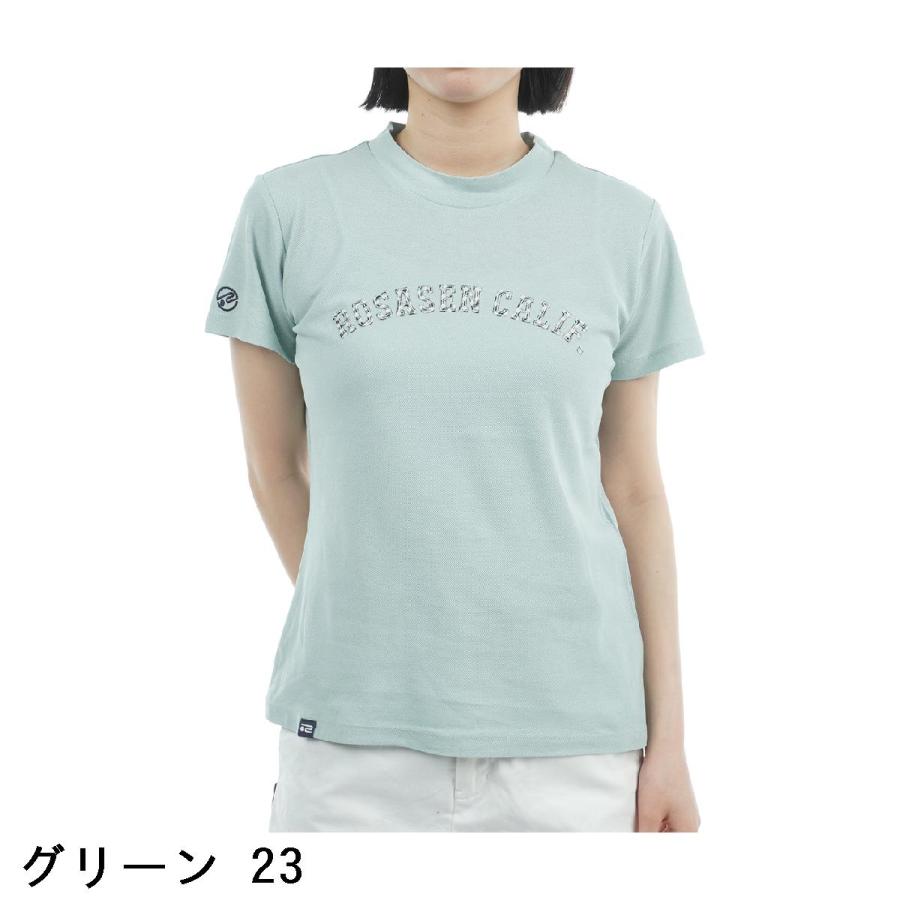 Rosasen（ロサーセン） 冷感コットン モックネック半袖シャツ レディス