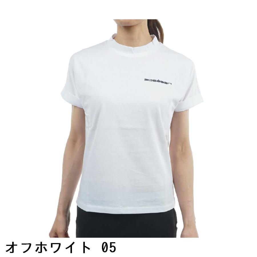 Rosasen（ロサーセン） クール天竺 モックネック半袖シャツ レディス