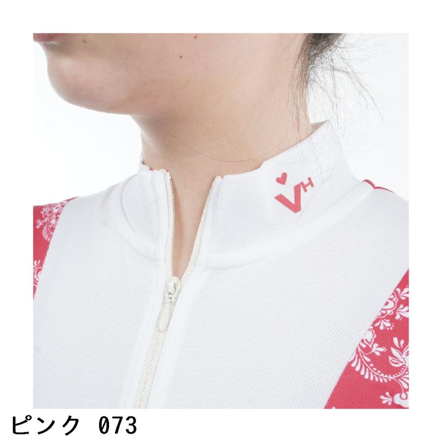 VIVA HEART（ビバハート） ボタニカル鹿の子ノースリーブワンピース