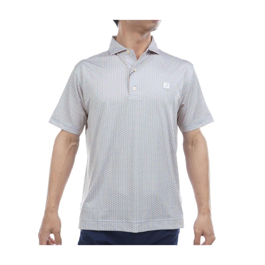 FootJoy（フットジョイ） ストレッチ ジオメトリックプリント 半袖