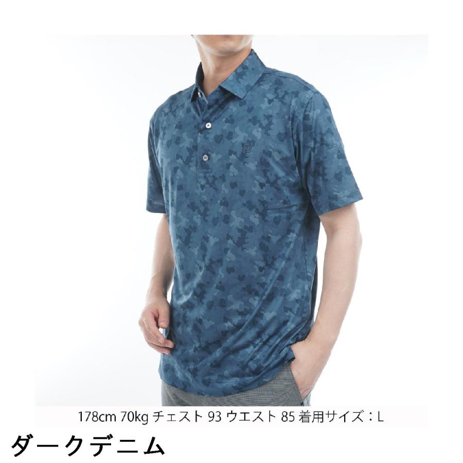 FootJoy（フットジョイ） ストレッチ ポップカモプリント半袖