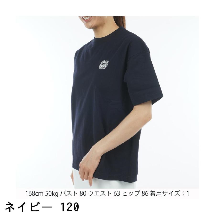 新品✨タグ付き＊JACK BUNNY 青 Tシャツ ビッグシルエットサイズ6号 Jack Bunny!!（ジャックバニー） 強燃天竺半袖Tシャツ レディス : GDO
