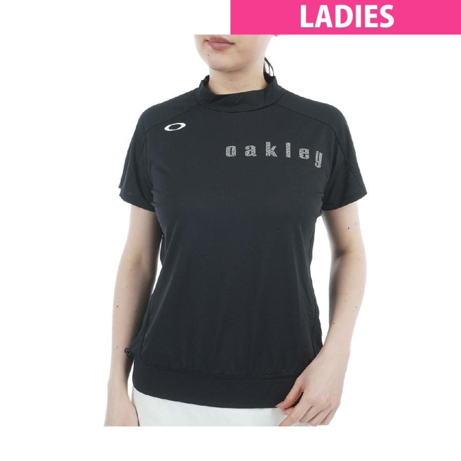 オークリー　OAKLEY　ELEVATE SQUEEZE HEM モックネック半袖シャツ　レディス OAKLEY（オークリー） OAKLEY ELEVATE SQUEEZE HEM モックネック半袖
