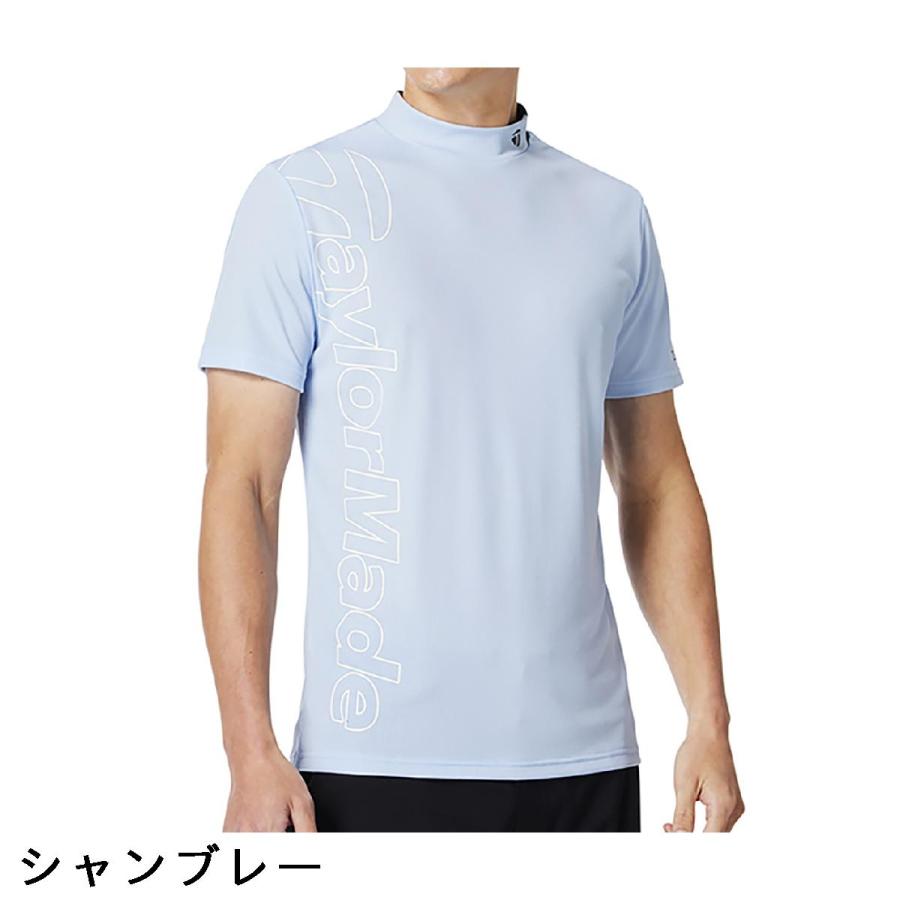 TaylorMade（テーラーメイド） ストレッチ T-ICE エアーロゴ半袖モック