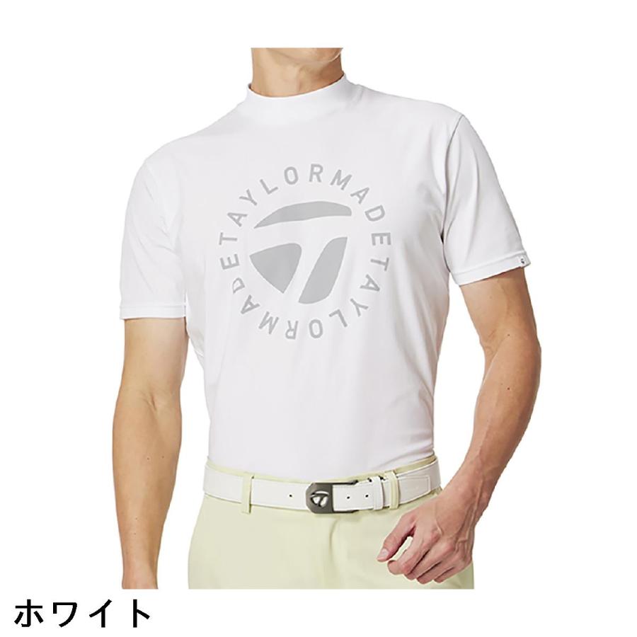 TaylorMade（テーラーメイド） ストレッチ サークルロゴ 半袖モック