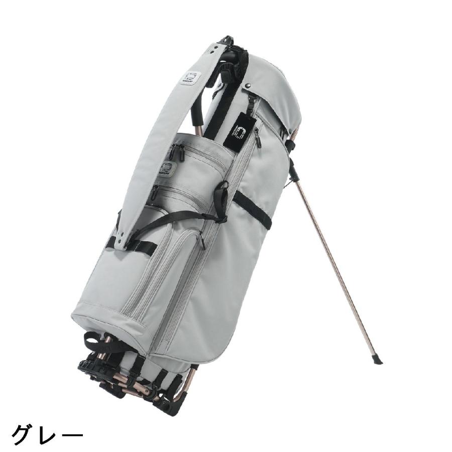 ARMOURIN キャディバッグ グレー ARMOURIN アーマーイン] ゴルフ キャディバッグ ピンクフレーム