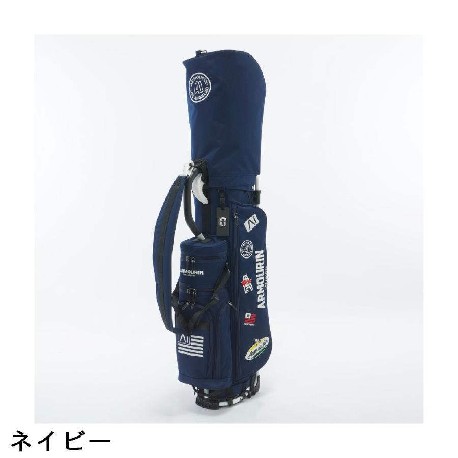 超美品アーマーインARMOURIN PRO MODEL8.5 キャディバッグ アーマーイン ARMOURIN PRO MODEL8.5 WHITE FRAME スタンド