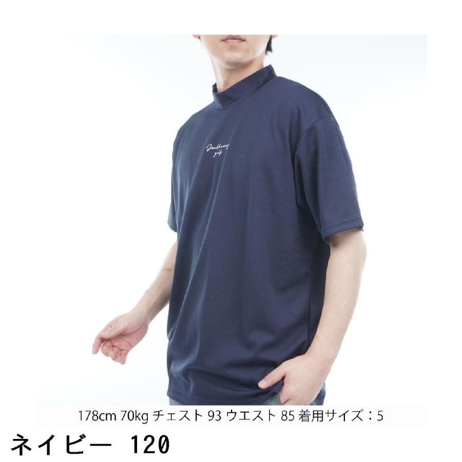 新品 ジャックバニー ベアカノコ モックネックシャツ サイズ6 ブラック Jack Bunny!!（ジャックバニー） COOLMAXオールシーズン 鹿の子モック