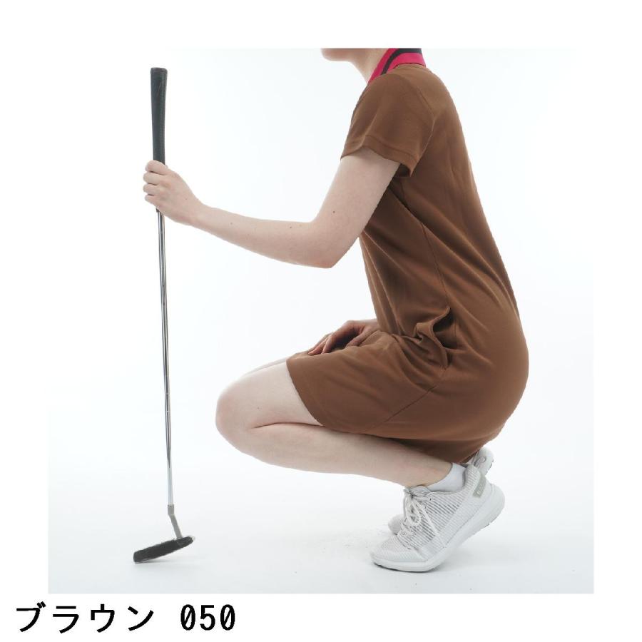 Jack Bunny!!（ジャックバニー） 鹿の子 半袖ポロワンピース レディス