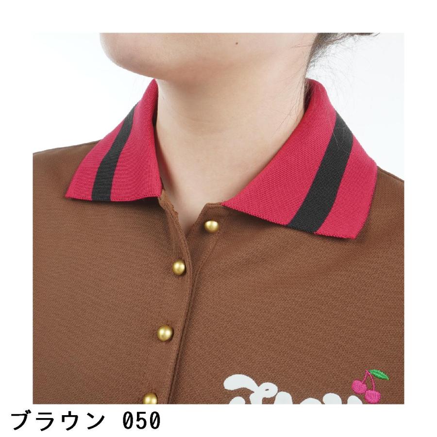 Jack Bunny!!（ジャックバニー） 鹿の子 半袖ポロワンピース レディス