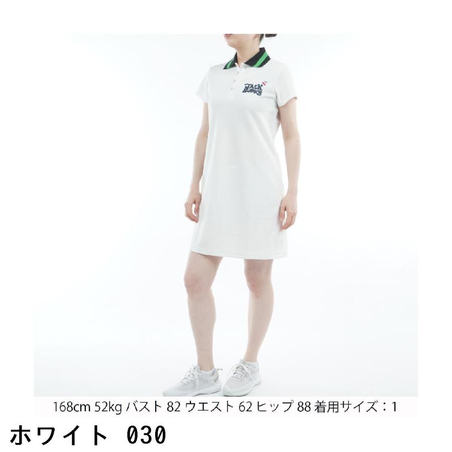 Jack Bunny!!（ジャックバニー） 鹿の子 半袖ポロワンピース レディス