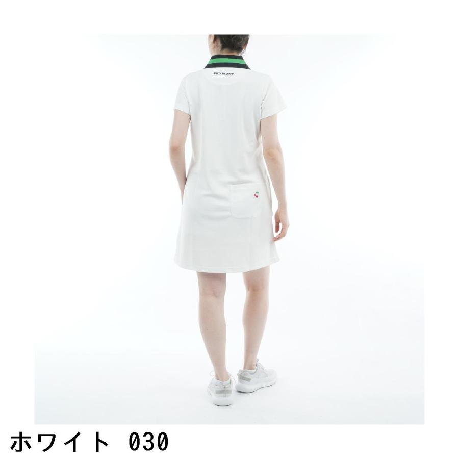 Jack Bunny!!（ジャックバニー） 鹿の子 半袖ポロワンピース レディス