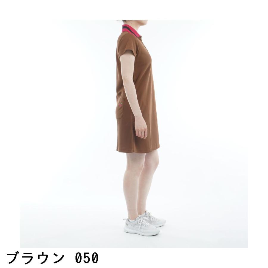 Jack Bunny!!（ジャックバニー） 鹿の子 半袖ポロワンピース レディス