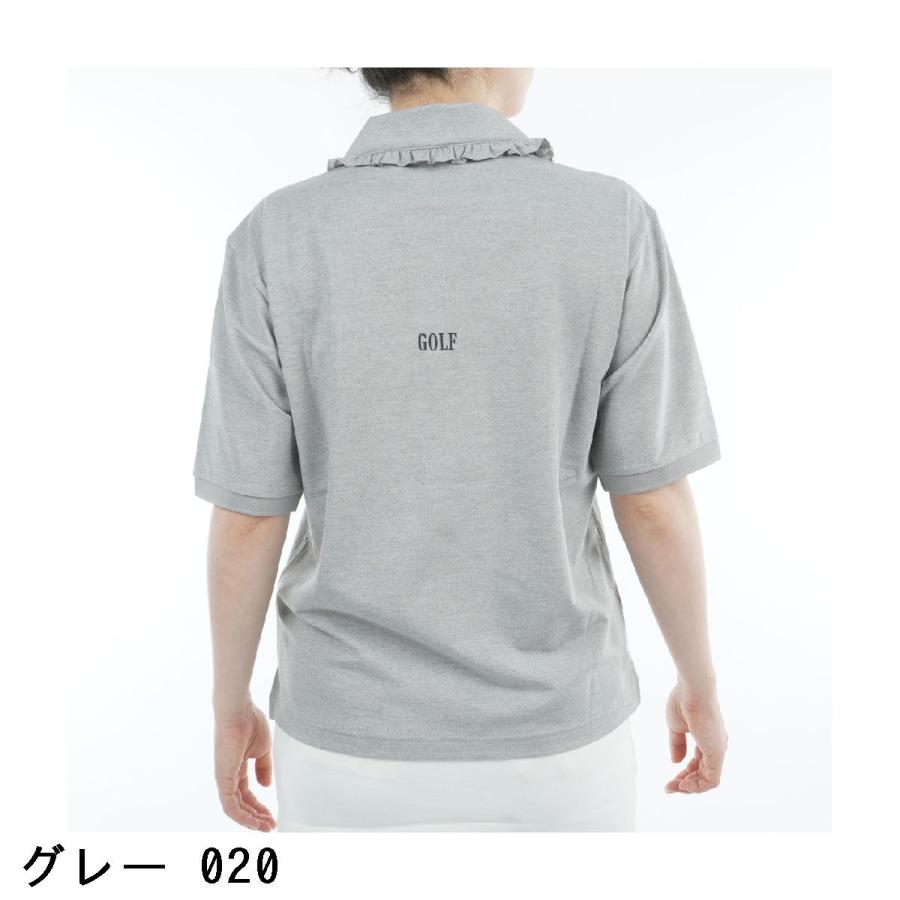 Jack Bunny!！！ 刺繍柄 藤子プロコラボ‼️ グレー ポロシャツ Jack Bunny!!（ジャックバニー） フィールドセンサービョウカン 半袖