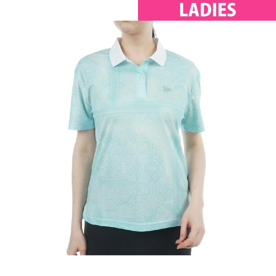 ニューエラ　NEW ERA GOLF　GFW TECH BANDANA 半袖ポロシャツ　レディス NEW ERA（ニューエラ） NEW ERA GOLF GFW TECH BANDANA 半袖ポロシャツ