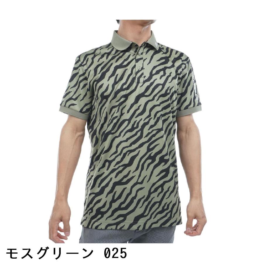 【極美品】ジェイリンドバーグゴルフ　デジタル迷彩柄　ポロシャツ長袖　刺繍ロゴ　M J.LINDEBERG（ジェイリンドバーグ） J.リンドバーグ ストレッチ