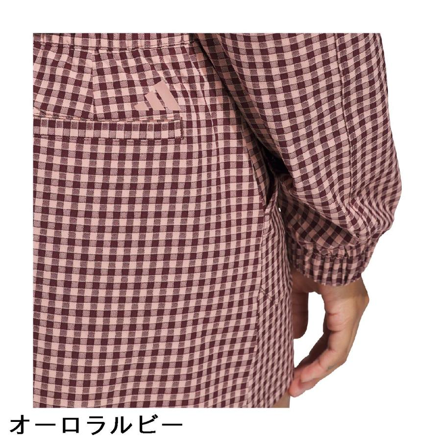 adidas（アディダス） ストレッチ ギンガムチェック プルオン スカート