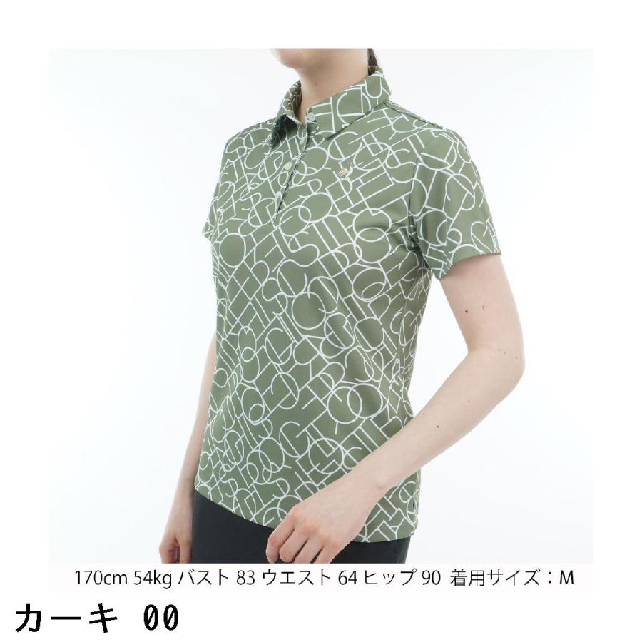 le coq sportif golf ルコック ビッグロゴ 総柄 ポロシャツ 美品 le coq sportif golf ルコック 長袖ポロシャツ 総柄 L