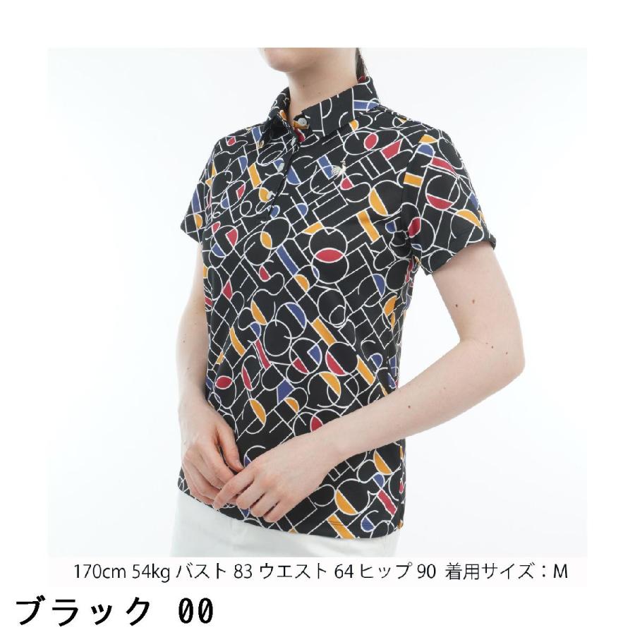 le coq sportif golf ルコック ビッグロゴ 総柄 ポロシャツ 大きいサイズ メンズ le coq sportif (ルコックスポルティフ