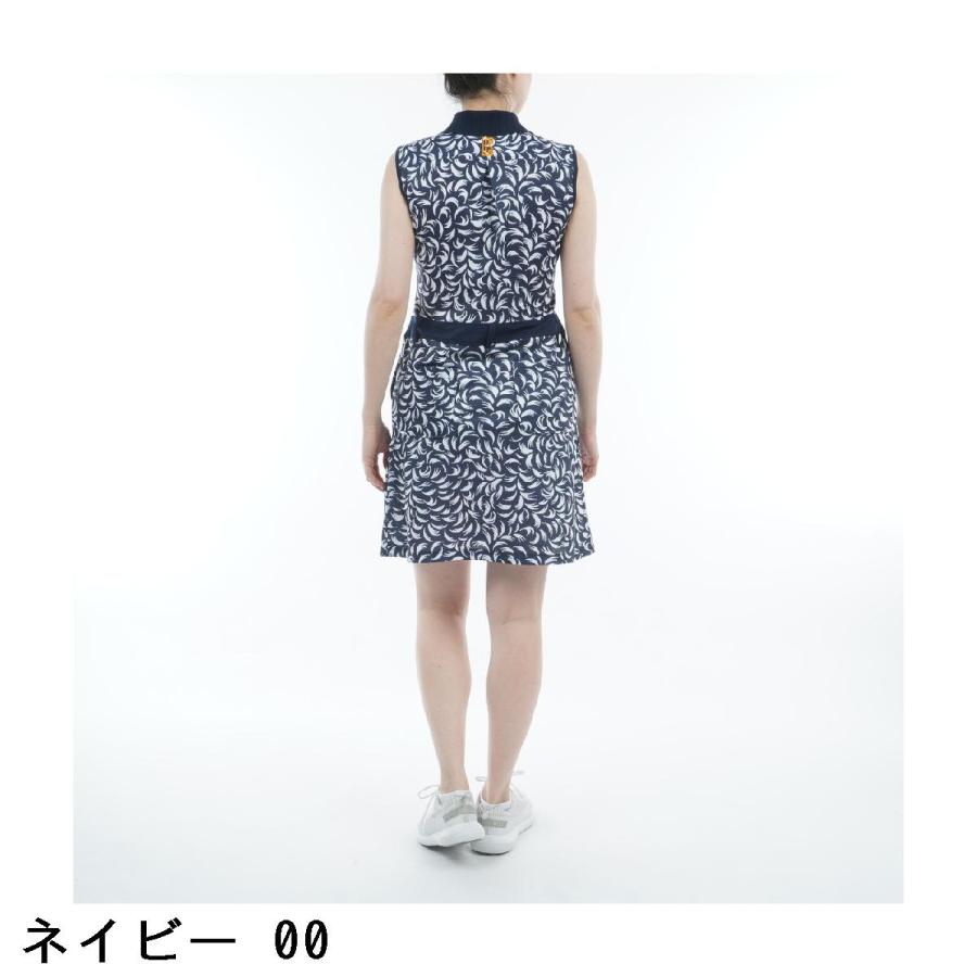美品 le coq sportif golf 総柄 ノースリーブ ワンピース le coq sportif GOLF（ルコックスポルティフ ゴルフ） ルコック