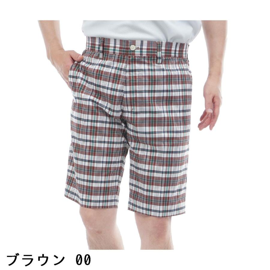 【未使用】Munsingwear マンシングウェア タック ハーフパンツ サイズ：84-88 MUNSING WEAR マンシングウェア MEMWJD50 2023年