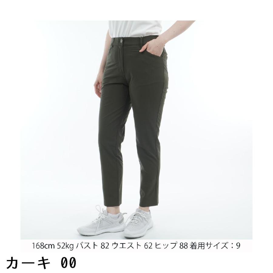 マンシングウェア Munsingwear SEASON COLLECTION ストレッチ 9分丈 ダブルクロスパンツ レディスの画像