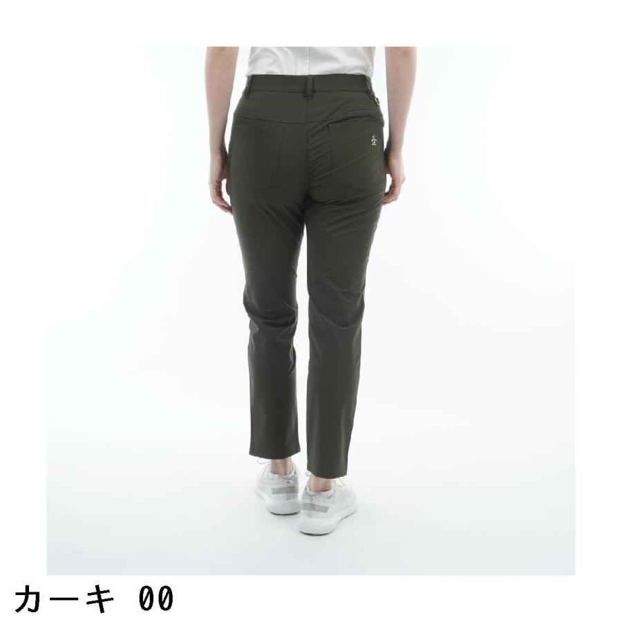 マンシングウェア Munsingwear SEASON COLLECTION ストレッチ 9分丈 ダブルクロスパンツ レディスの画像