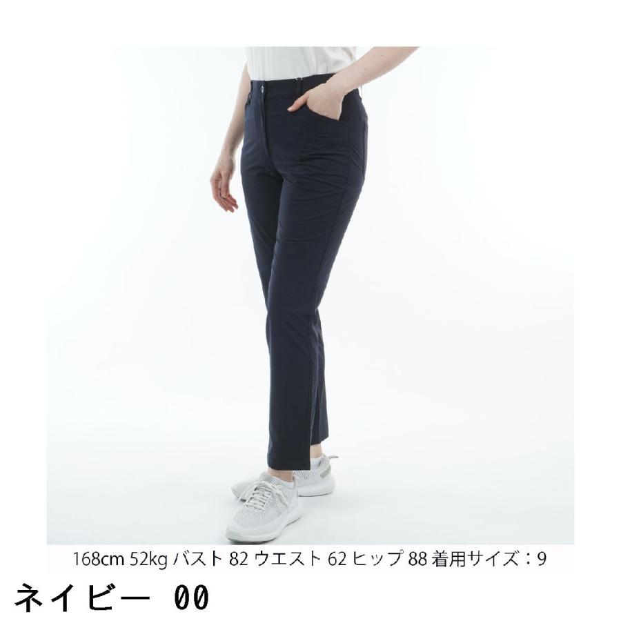 マンシングウェア Munsingwear SEASON COLLECTION ストレッチ 9分丈 ダブルクロスパンツ レディスの画像