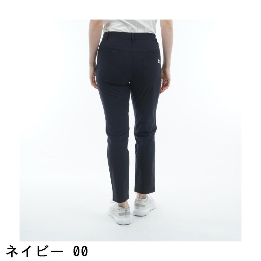 マンシングウェア Munsingwear SEASON COLLECTION ストレッチ 9分丈 ダブルクロスパンツ レディスの画像