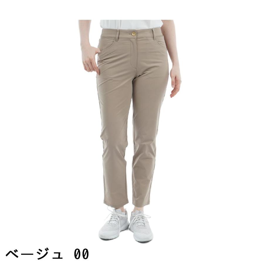 マンシングウェア Munsingwear SEASON COLLECTION ストレッチ 9分丈 ダブルクロスパンツ レディスの画像