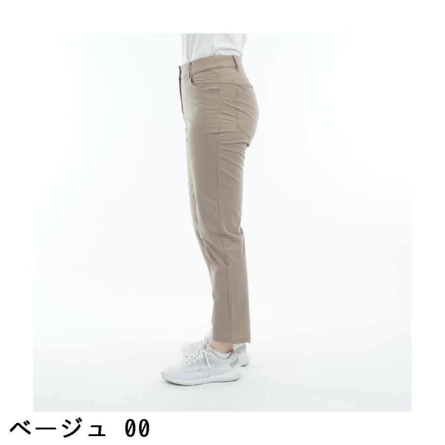 マンシングウェア Munsingwear SEASON COLLECTION ストレッチ 9分丈 ダブルクロスパンツ レディスの画像