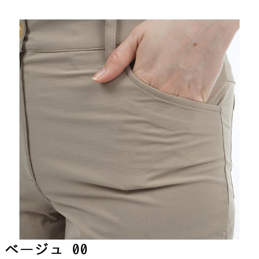 マンシングウェア Munsingwear SEASON COLLECTION ストレッチ 9分丈 ダブルクロスパンツ レディスの画像