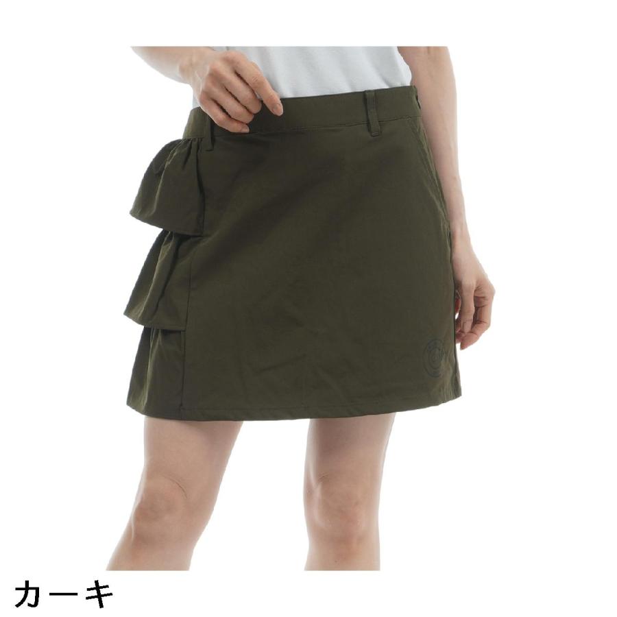 クアルトユナイテッド CUARTO UNITED ストレッチ フリル切替スカート