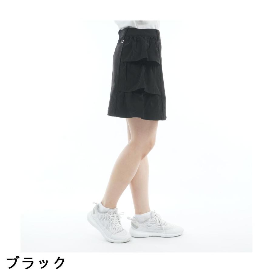 クアルトユナイテッド CUARTO UNITED ストレッチ フリル切替スカート