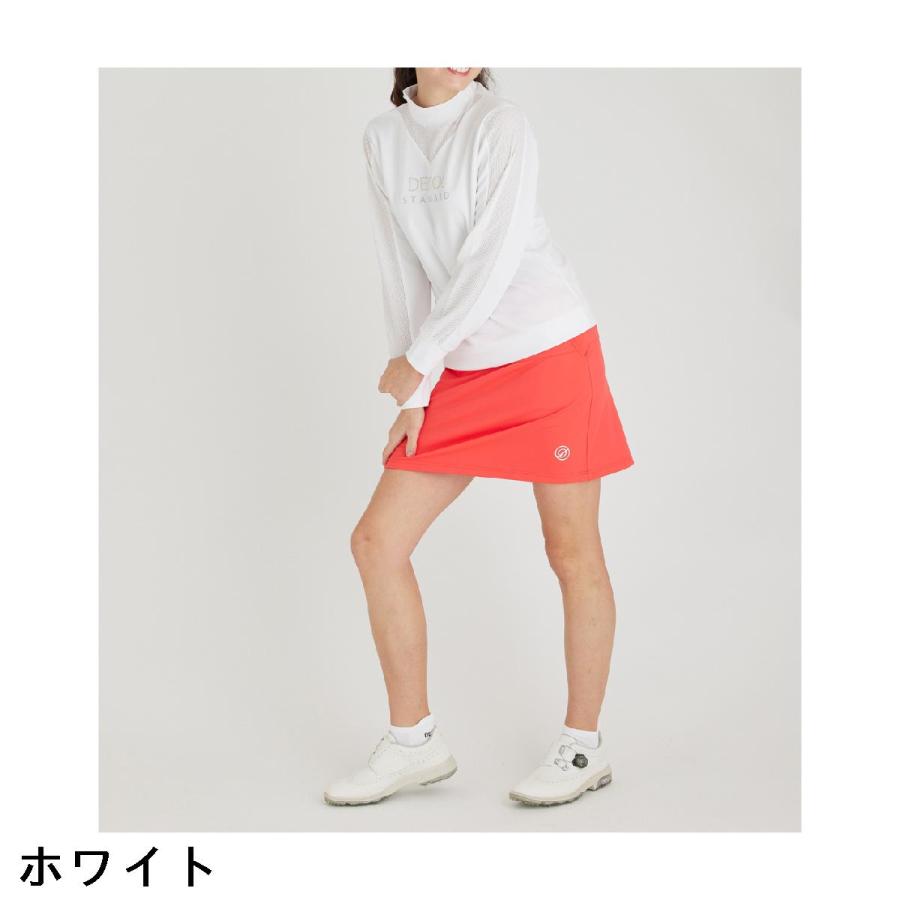 デルソルゴルフ　DELSOL GOLF　袖メッシュ長袖プルオーバー　レディス デルソルゴルフ DELSOL GOLF 袖メッシュ長袖プルオーバー レディス