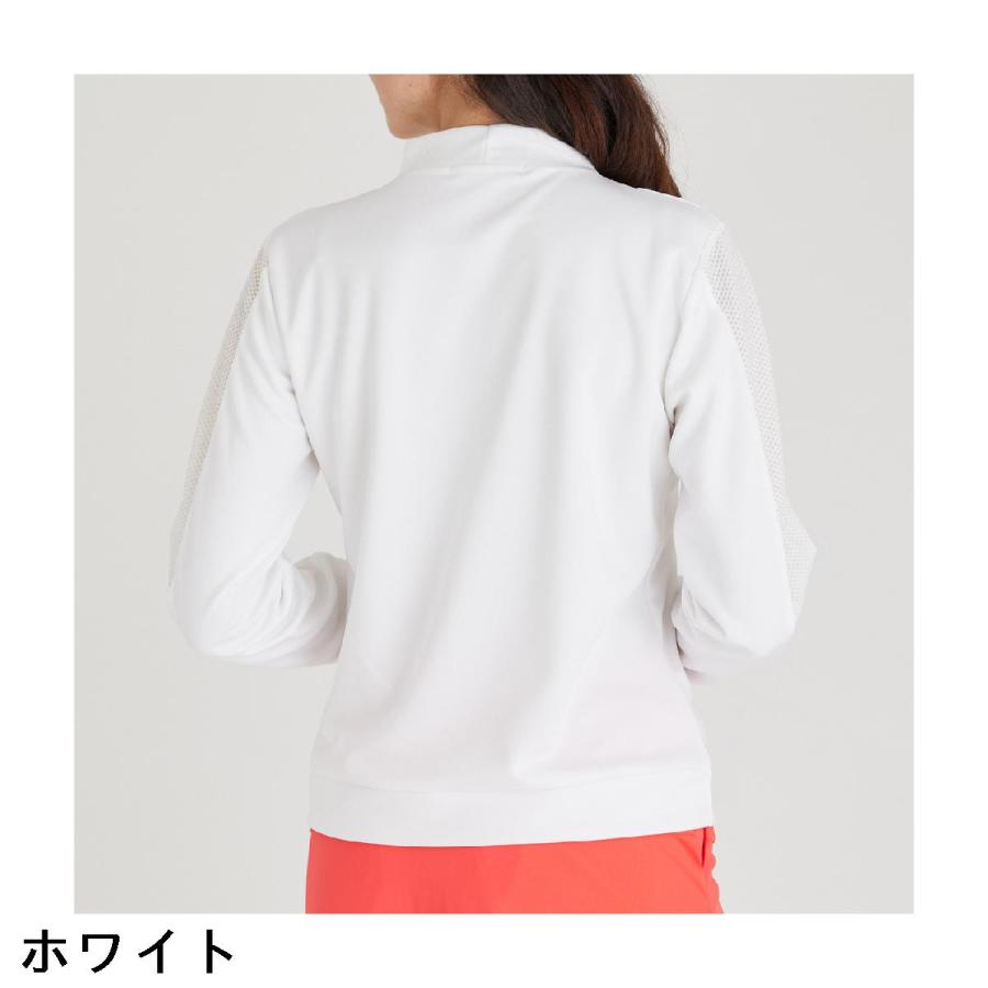 デルソルゴルフ DELSOL GOLF 袖メッシュ長袖プルオーバー レディス