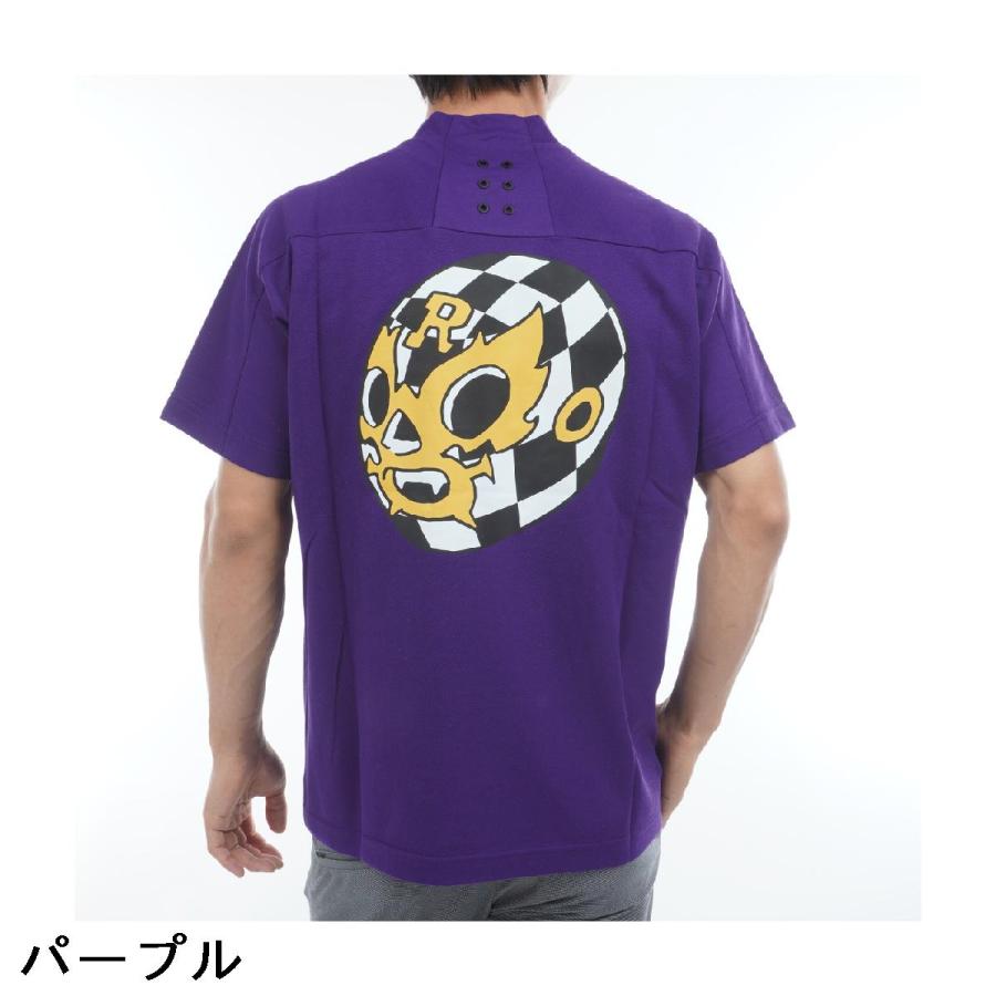 ラッセルノ　Russeluno　ゴルフ　モックネックウェア　シャツ　ペイズリー柄 Russeluno（ラッセルノ） Russeluno Golf CHECKER LUCHA モックネック