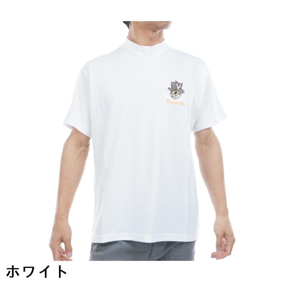RUSSELUNO ラッセルノ 長袖モックネック ナイロン切替 長袖Tシャツ 5 size5】定価3 3000円 ラッセルノ ゴルフ Russeluno GOLF ハイネック