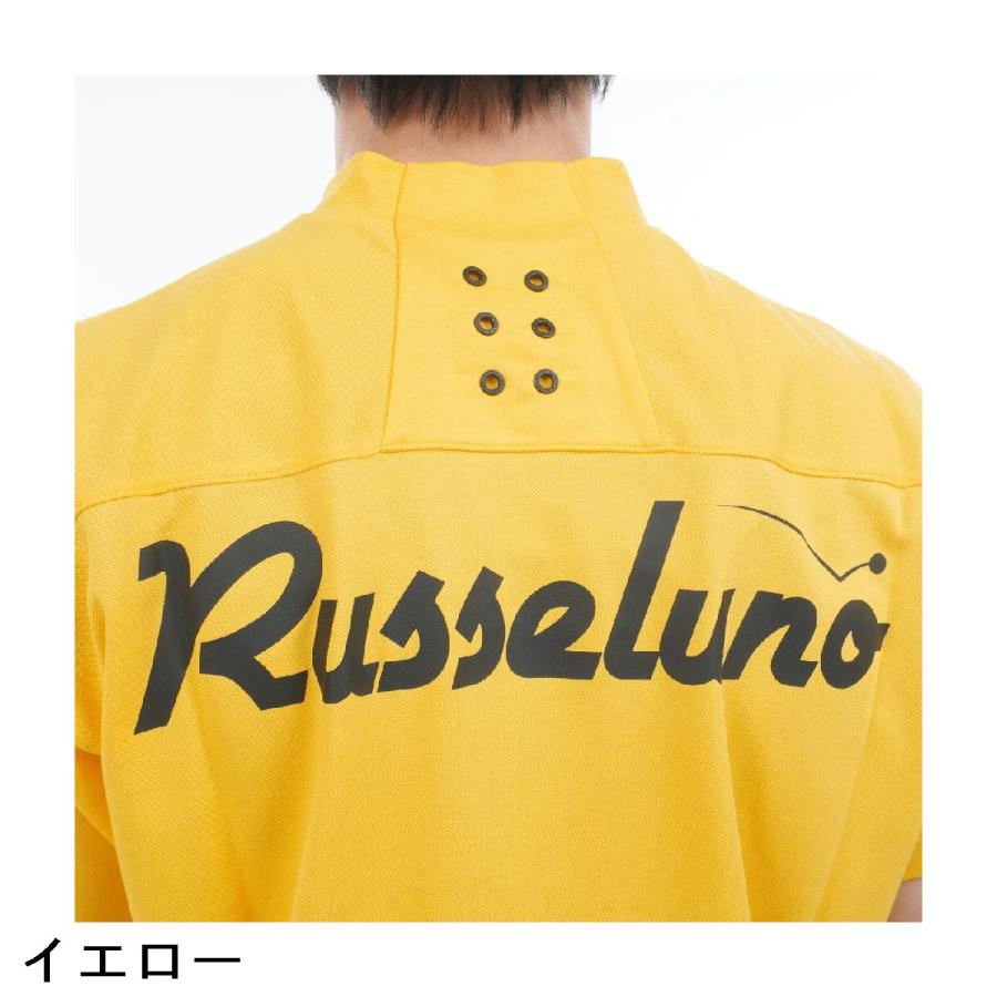 Russeluno（ラッセルノ） Russeluno Golf STロゴ モックネック半袖