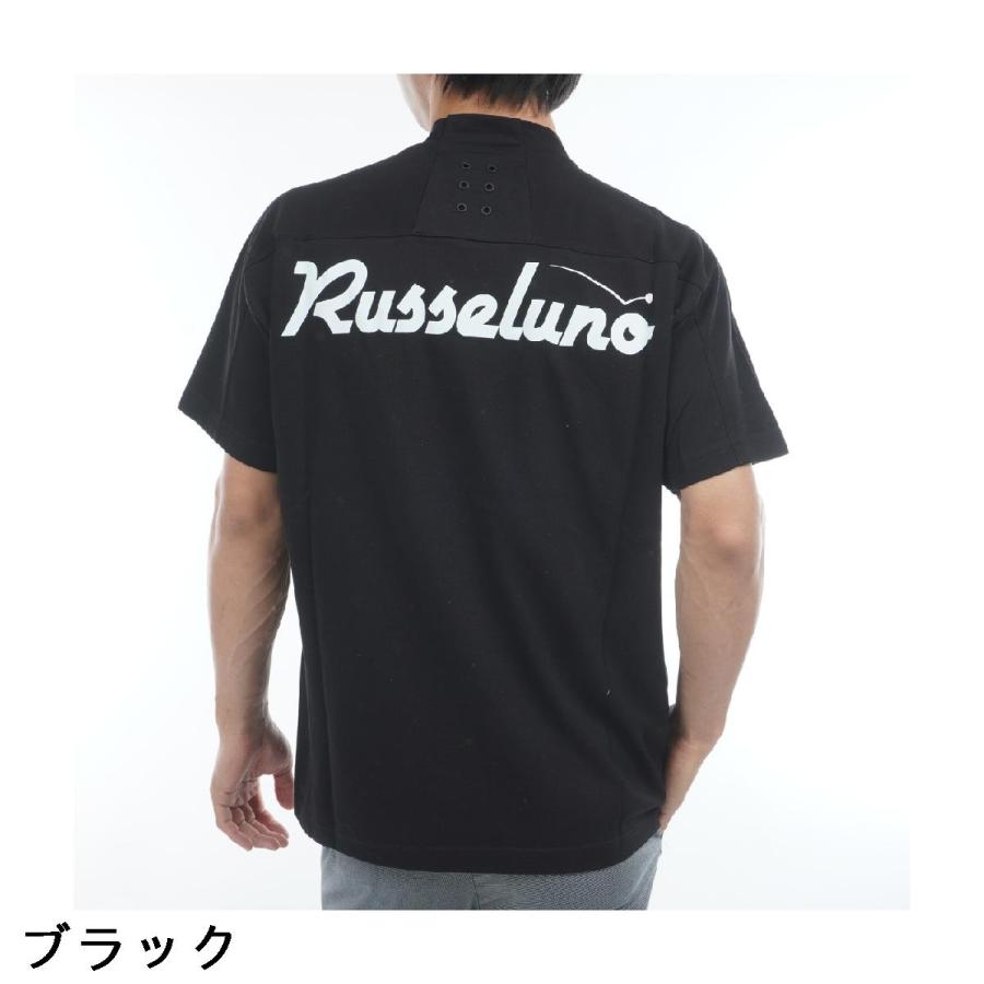Russeluno（ラッセルノ） Russeluno Golf STロゴ モックネック半袖