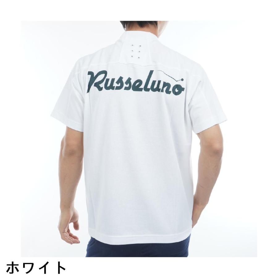 Russeluno（ラッセルノ） Russeluno Golf STロゴ モックネック半袖