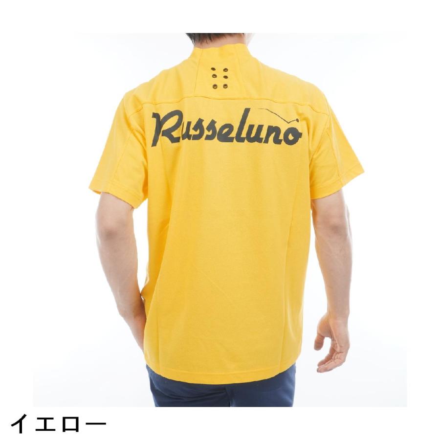 Russeluno（ラッセルノ） Russeluno Golf STロゴ モックネック半袖