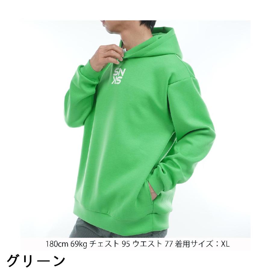 プレイグーフィング　PLAYGOOFING　ストレッチ ダンボールニット生地ルーズフーディ— プレイグーフィング PLAYGOOFING ストレッチ ダンボールニット生地