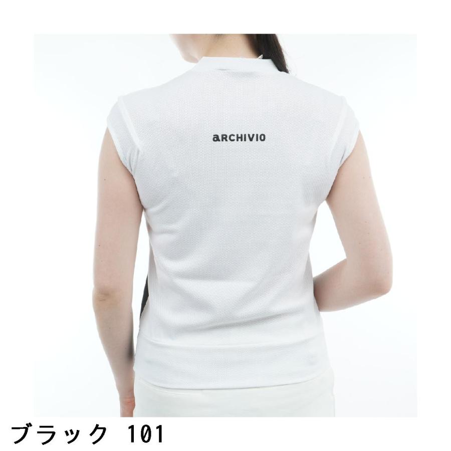 archivio（アルチビオ） 配色ロゴUV速乾ノースリーブプルオーバー