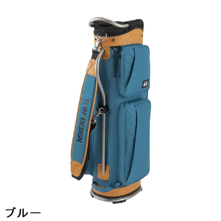 美品 TURF DESIGN キャディバッグ ネイビー/ホワイト　ターフデザイン キャディバッグ – TURF DESIGN公式ページ