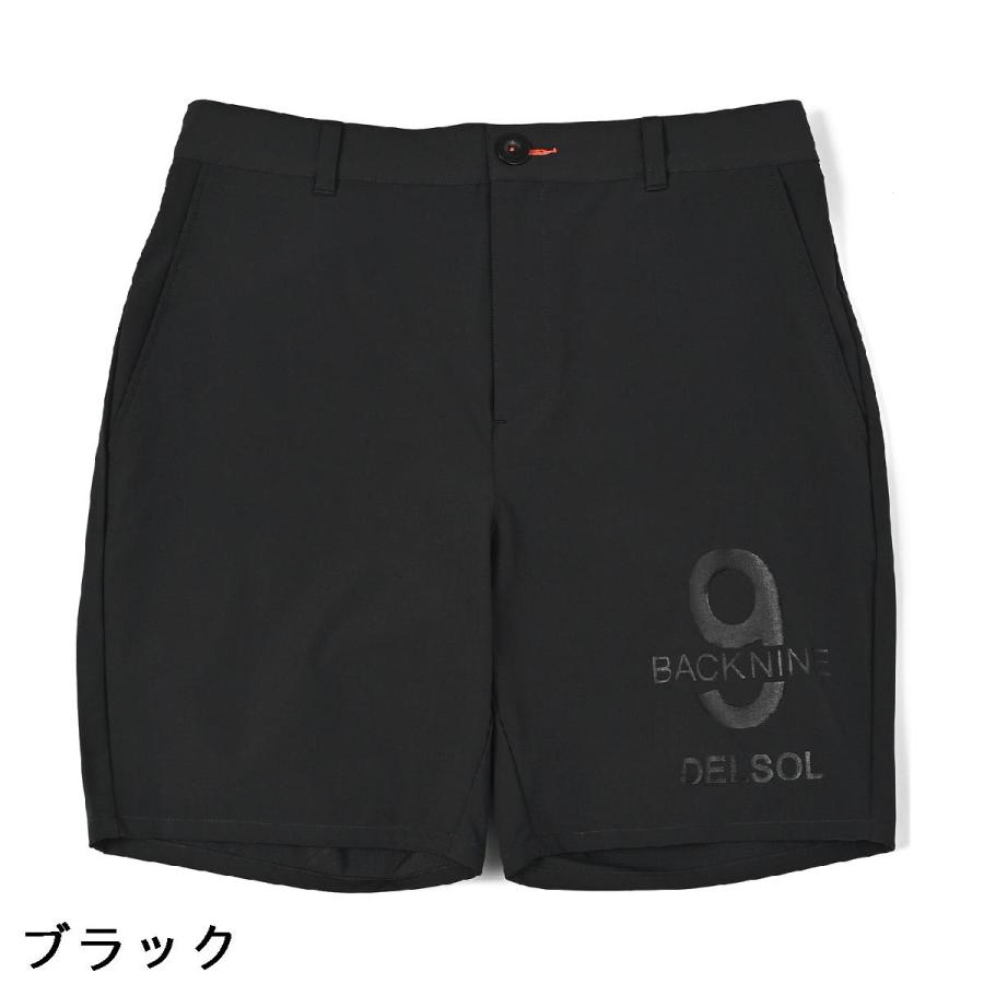 デルソルゴルフ DELSOL GOLF 夏生地軽量 ロゴ入りハーフパンツ : GDO